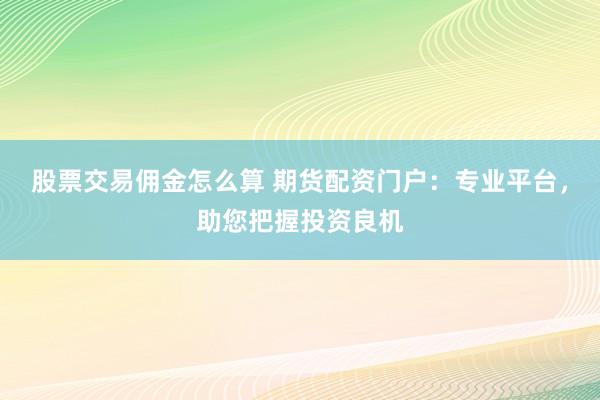 股票交易佣金怎么算 期货配资门户：专业平台，助您把握投资良机