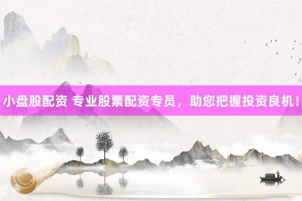 小盘股配资 专业股票配资专员，助您把握投资良机！