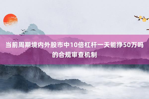 当前周期境内外股市中10倍杠杆一天能挣50万吗的合规审查机制